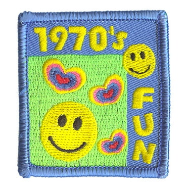 12 pieces 2" Custom Activity Scouts Applique Fun Patches - 1970's Fun Patch