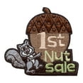 thumbnail image 1 of 12 pieces 2" Custom Activity Scouts Applique Fun Patches - 1st Nut Sale Patch, 1 of 1