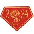 thumbnail image 1 of 12 pieces 2" Custom Activity Scouts Applique Fun Patches - 2024 Lunar New Year Patch, 1 of 1