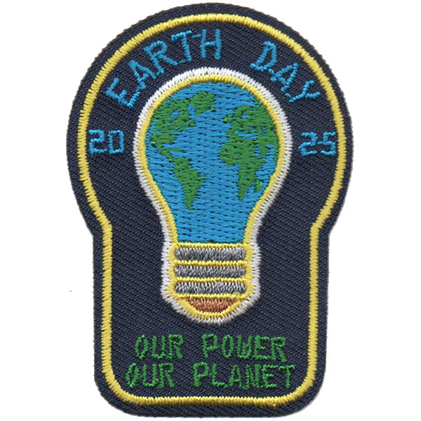 12 pieces 2" Custom Activity Scouts Applique Fun Patches - 2025 Earth Day