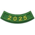 thumbnail image 1 of 12 pieces 2" Custom Activity Scouts Applique Fun Patches - 2025 Green Year Rocker Patch, 1 of 1