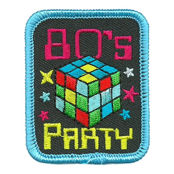 12 pieces 2" Custom Activity Scouts Applique Fun Patches - 80’s Party Patch