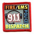 thumbnail image 1 of 12 pieces 2" Custom Activity Scouts Applique Fun Patches - 911 Dispatch Patch, 1 of 1