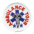 thumbnail image 1 of 12 pieces 2" Custom Activity Scouts Applique Fun Patches - Ambulance Tour Patch 2, 1 of 1