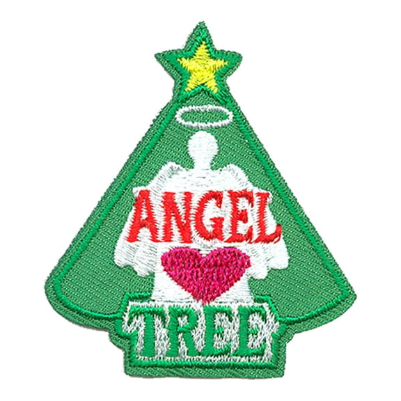 12 pieces 2" Custom Activity Scouts Applique Fun Patches - Angel Tree Patch