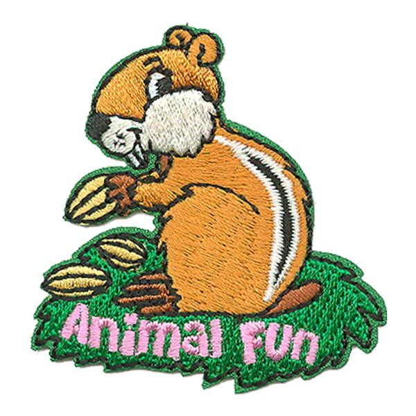 12 pieces 2" Custom Activity Scouts Applique Fun Patches - Animal Fun Patch