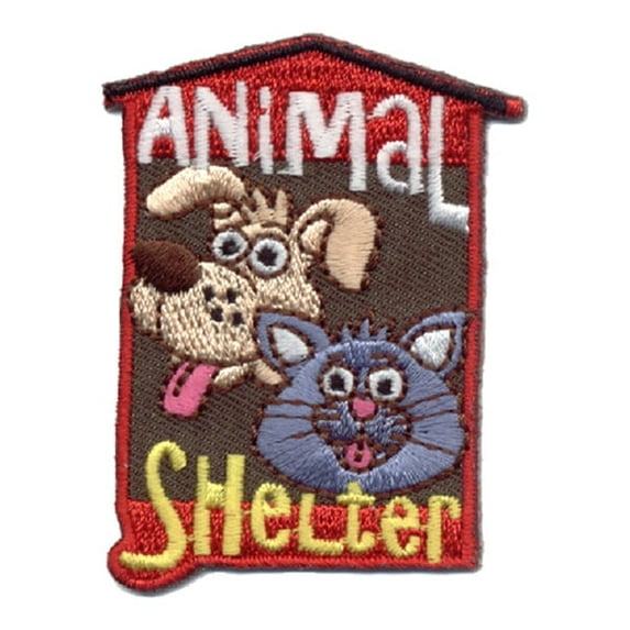 12 pieces 2" Custom Activity Scouts Applique Fun Patches - Animal Shelter Patch