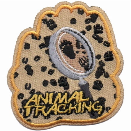 12 pieces 2" Custom Activity Scouts Applique Fun Patches - Animal Tracking Patch