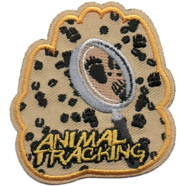 12 pieces 2" Custom Activity Scouts Applique Fun Patches - Animal Tracking Patch