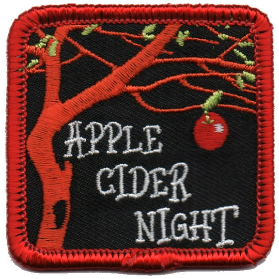 12 pieces 2" Custom Activity Scouts Applique Fun Patches - Apple Cider Night Patch