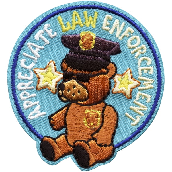 12 pieces 2" Custom Activity Scouts Applique Fun Patches - Appreciate Law Patch