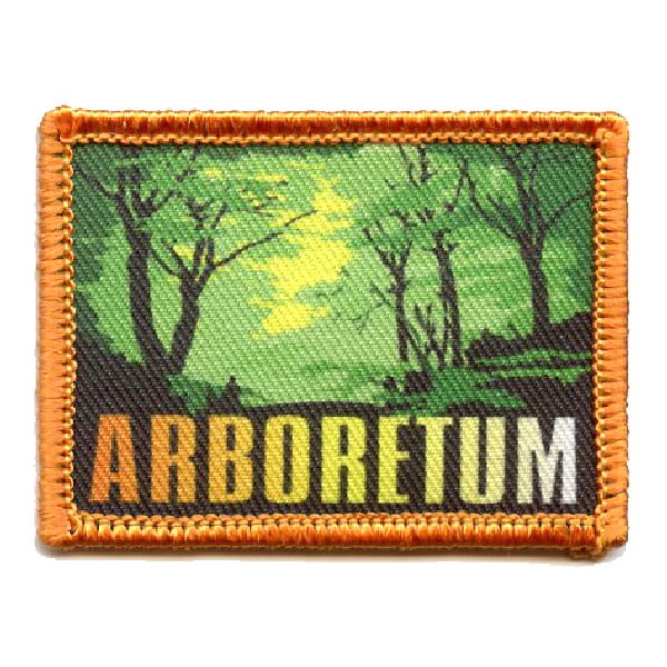 12 pieces 2" Custom Activity Scouts Applique Fun Patches - Arboretum Patch