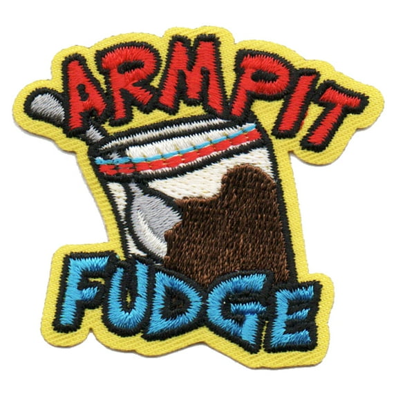 12 pieces 2" Custom Activity Scouts Applique Fun Patches - Armpit Fudge