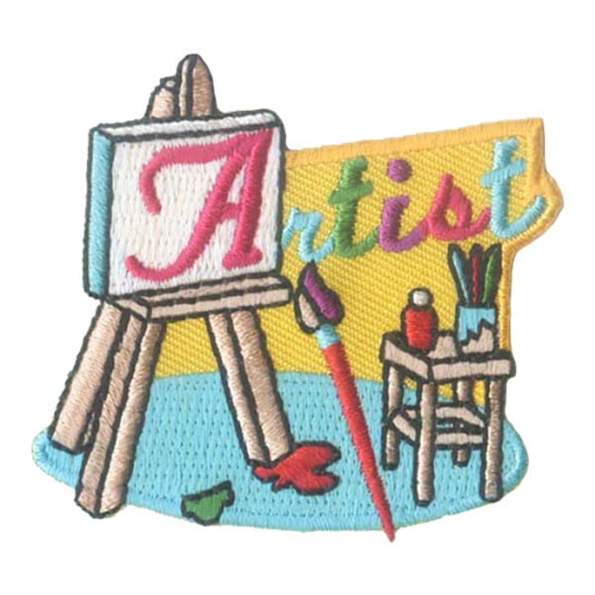 12 pieces 2" Custom Activity Scouts Applique Fun Patches - Artist Patch