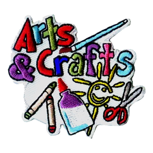 12 pieces 2" Custom Activity Scouts Applique Fun Patches - Arts & Crafts Patch