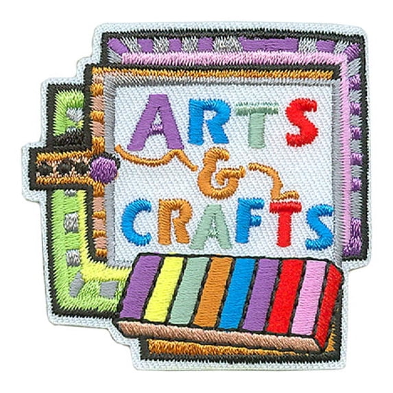 12 pieces 2" Custom Activity Scouts Applique Fun Patches - Arts & Crafts Patch