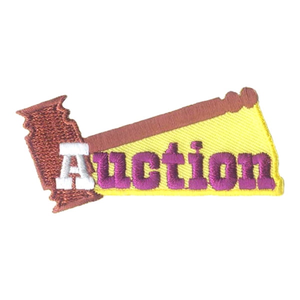 12 pieces 2" Custom Activity Scouts Applique Fun Patches - Auction Patch