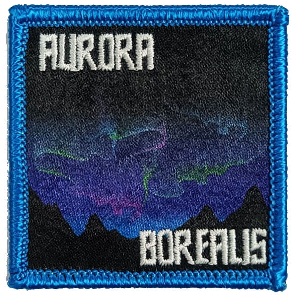 12 pieces 2" Custom Activity Scouts Applique Fun Patches - Aurora Borealis Patch