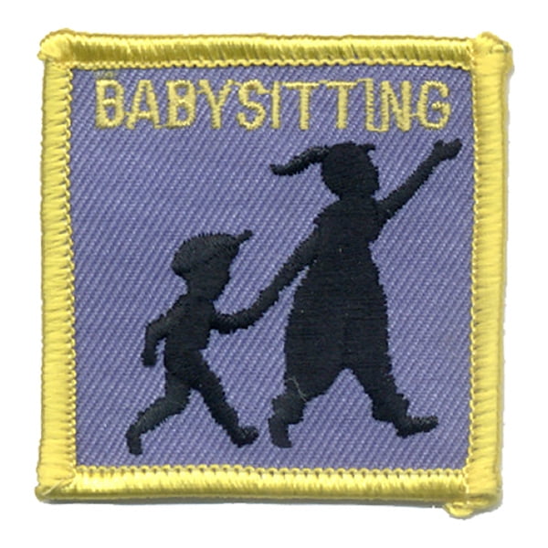 12 pieces 2" Custom Activity Scouts Applique Fun Patches - Babysitting Patch