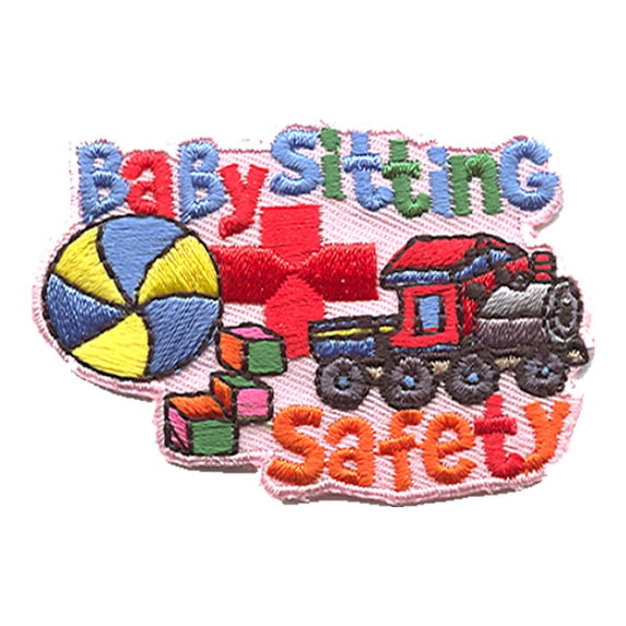 12 pieces 2" Custom Activity Scouts Applique Fun Patches - Babysitting Safety Patch