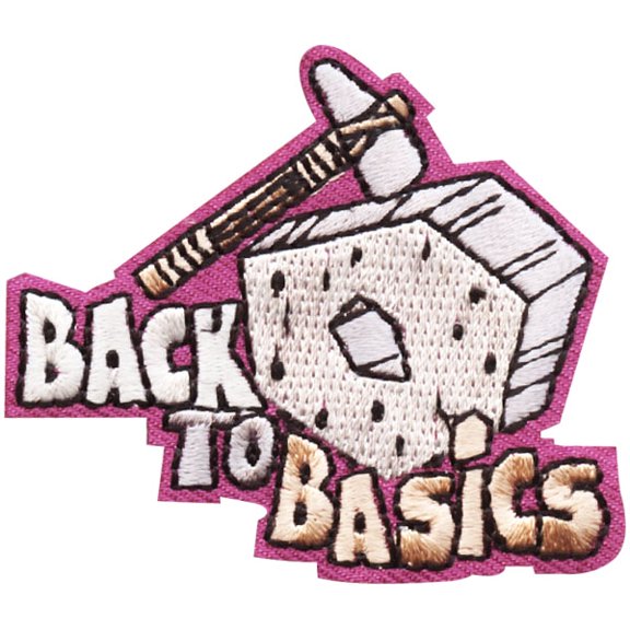 12 pieces 2" Custom Activity Scouts Applique Fun Patches - Back To Basics Patch
