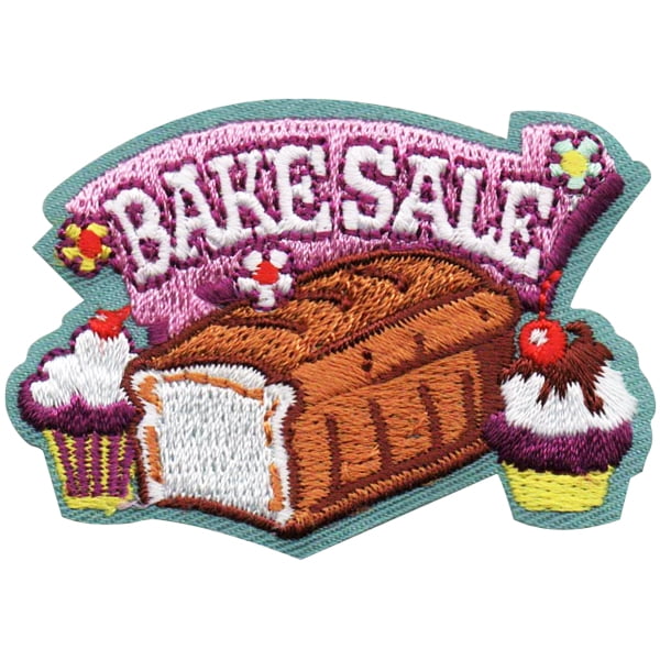12 pieces 2" Custom Activity Scouts Applique Fun Patches - Bake Sale Patch