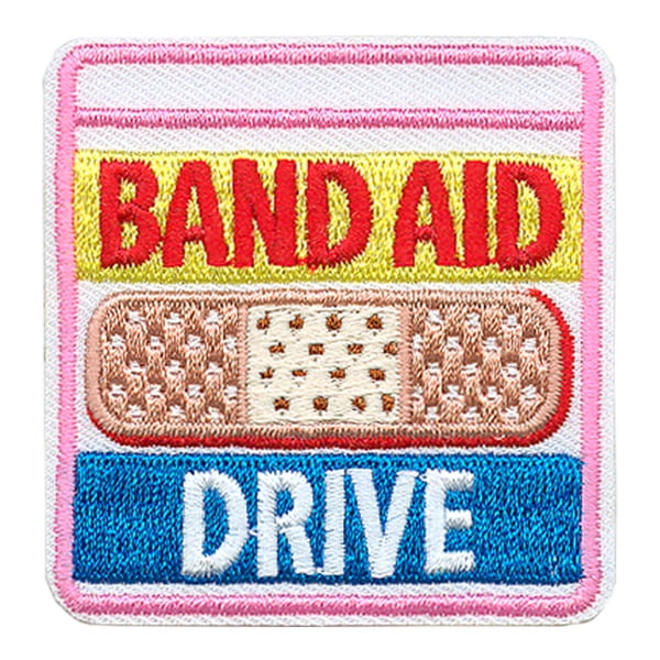 12 pieces 2" Custom Activity Scouts Applique Fun Patches - Band Aid Drive Patch