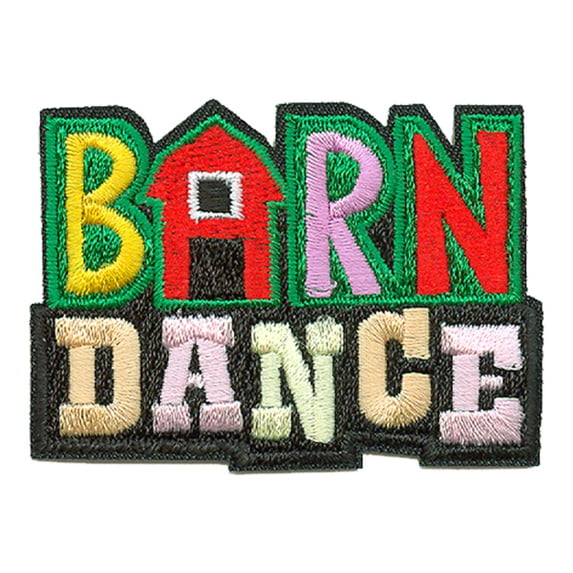 12 pieces 2" Custom Activity Scouts Applique Fun Patches - Barn Dance Patch 2