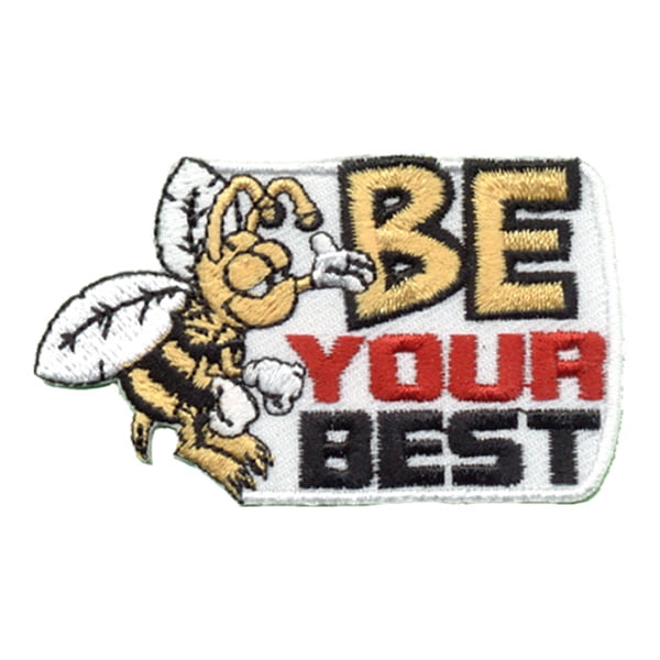 12 pieces 2" Custom Activity Scouts Applique Fun Patches - Be Your Best Patch
