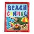 thumbnail image 1 of 12 pieces 2" Custom Activity Scouts Applique Fun Patches - Beach Camping Patch, 1 of 1