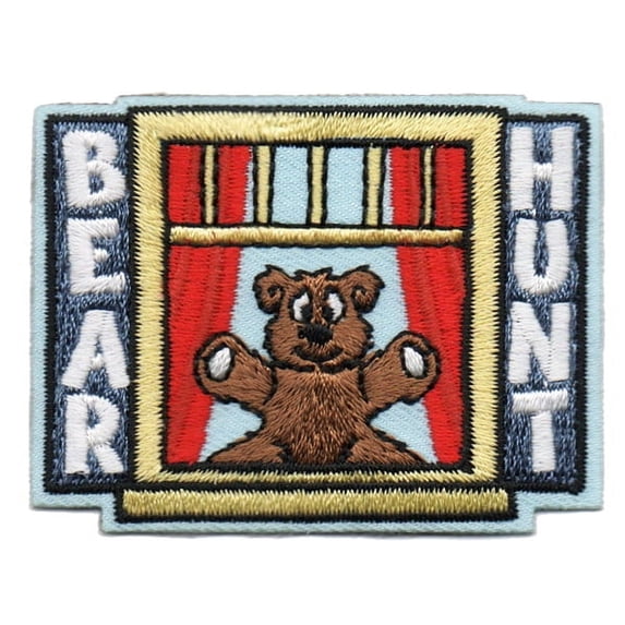 12 pieces 2" Custom Activity Scouts Applique Fun Patches - Bear Hunt Patch