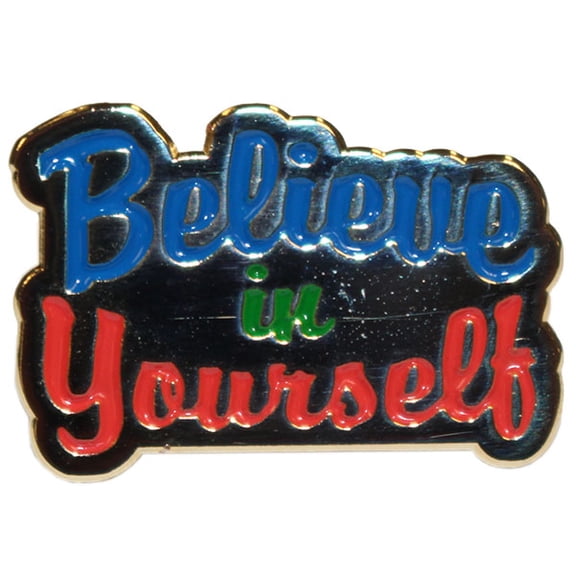 12 pieces 2" Custom Activity Scouts Applique Fun Patches - Believe in Yourself Pin