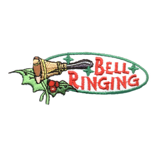 12 pieces 2" Custom Activity Scouts Applique Fun Patches - Bell Ringing Patch