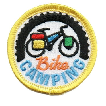 12 pieces 2" Custom Activity Scouts Applique Fun Patches - Bike Camping Patch