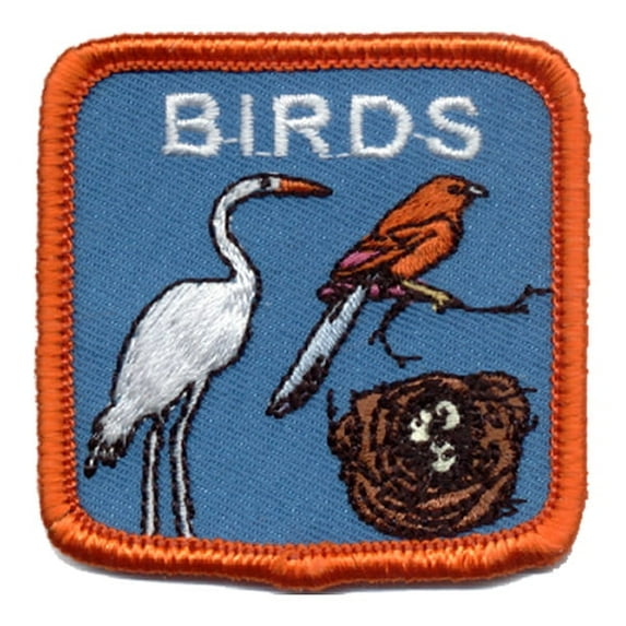 12 pieces 2" Custom Activity Scouts Applique Fun Patches - Birds Patch