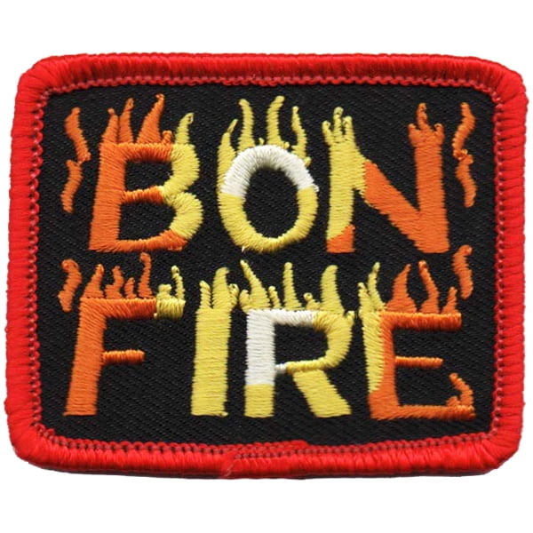 12 pieces 2" Custom Activity Scouts Applique Fun Patches - Bonfire Patch