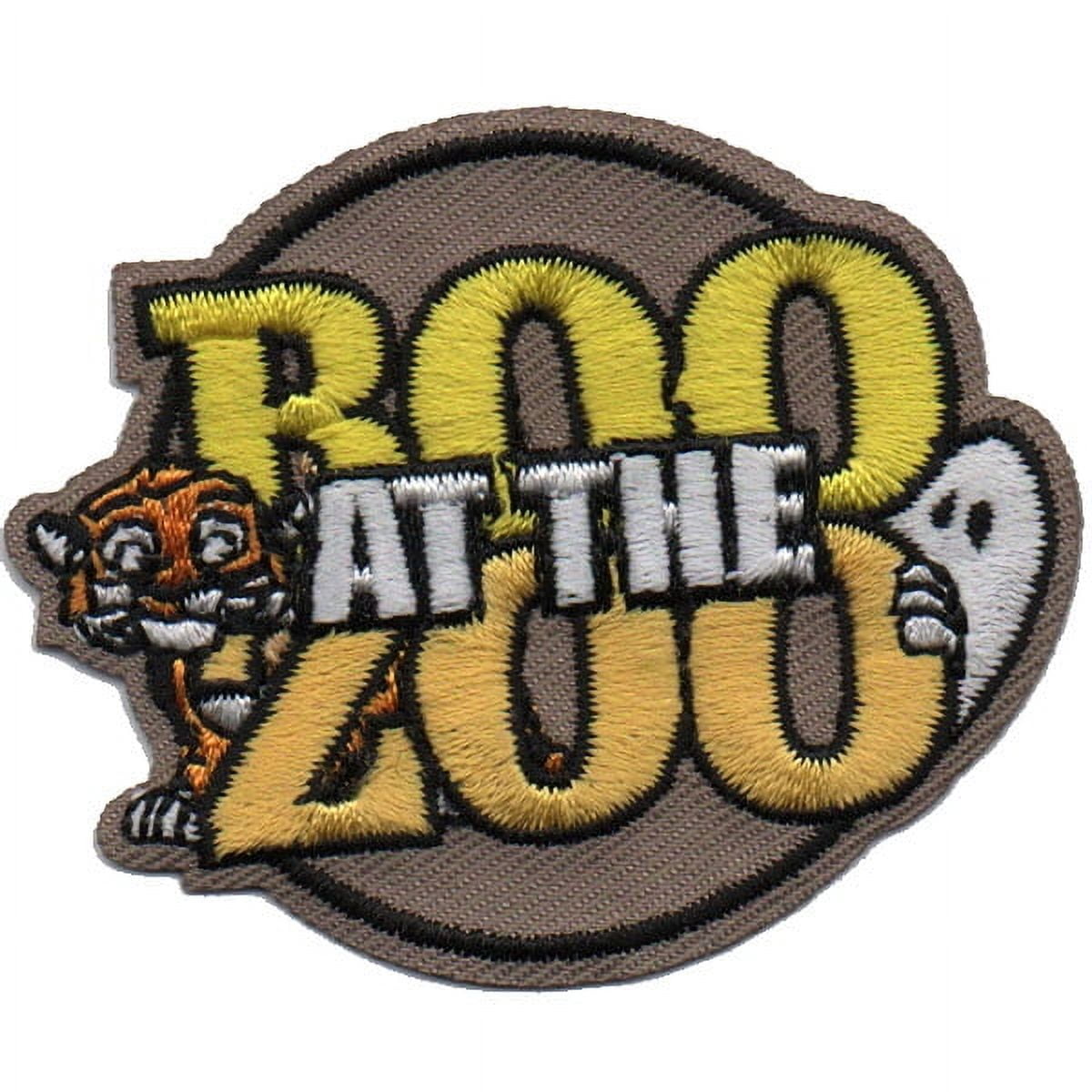12 pieces 2" Custom Activity Scouts Applique Fun Patches - Boo at the Zoo Patch