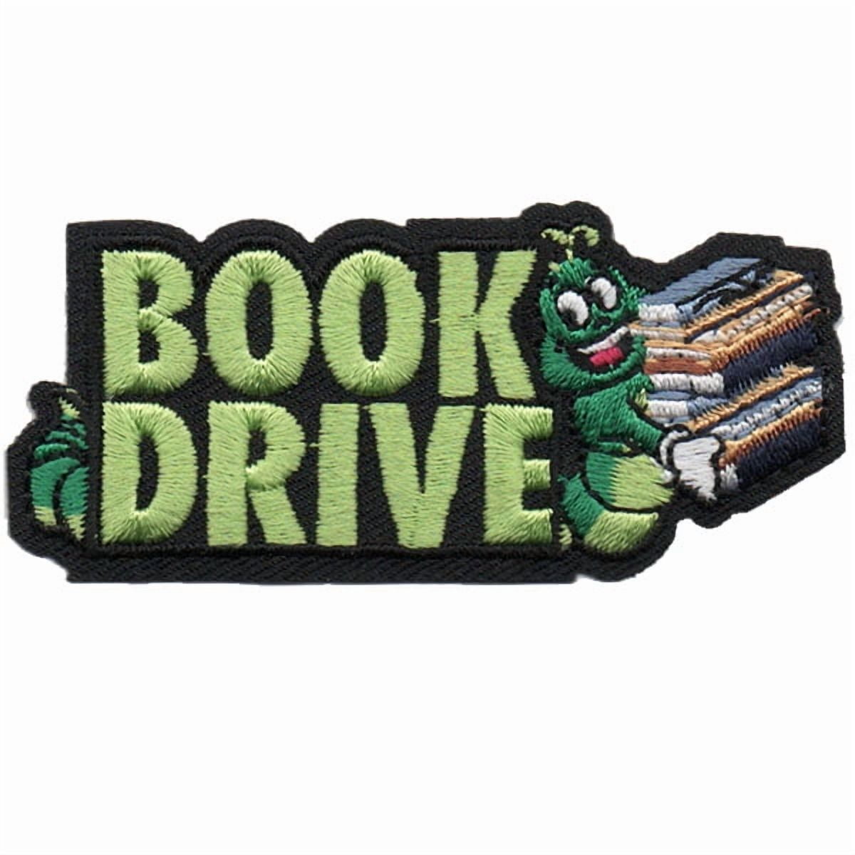 12 pieces 2" Custom Activity Scouts Applique Fun Patches - Book Drive Patch