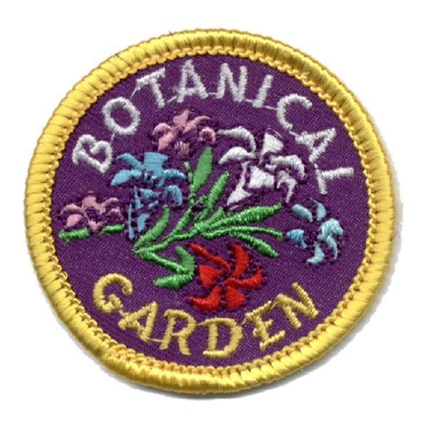 12 pieces 2" Custom Activity Scouts Applique Fun Patches - Botanical Garden Patch 2