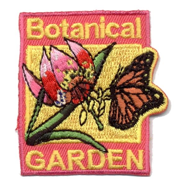 12 pieces 2" Custom Activity Scouts Applique Fun Patches - Botanical Garden Patch 3