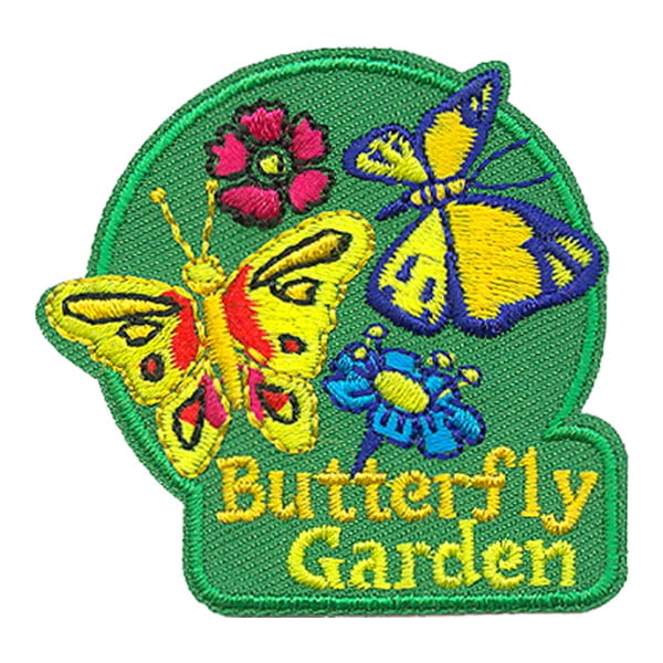 12 pieces 2" Custom Activity Scouts Applique Fun Patches - Botanical Garden Patch 4