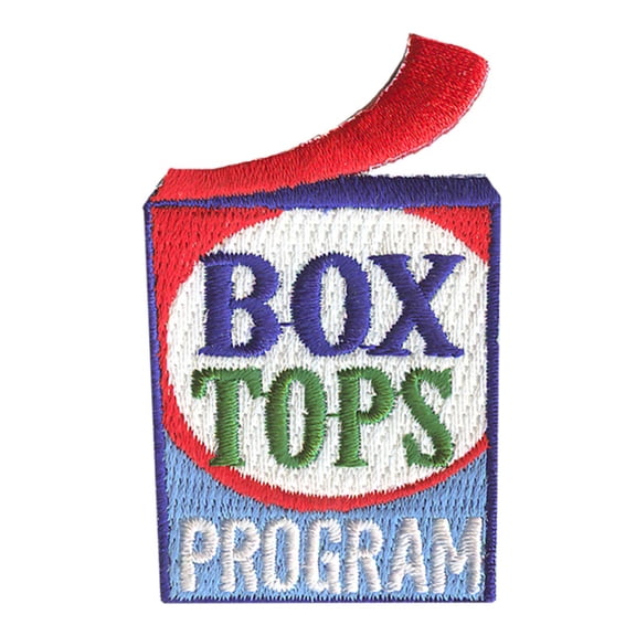 12 pieces 2" Custom Activity Scouts Applique Fun Patches - Box Tops Program