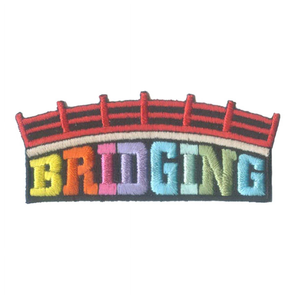 12 pieces 2" Custom Activity Scouts Applique Fun Patches - Bridging Patch