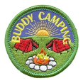 thumbnail image 1 of 12 pieces 2" Custom Activity Scouts Applique Fun Patches - Buddy Camping Patch, 1 of 1