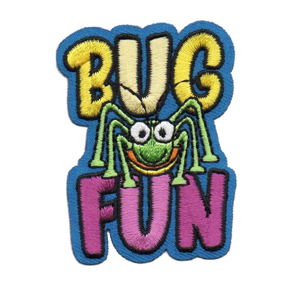 12 pieces 2" Custom Activity Scouts Applique Fun Patches - Bug Fun Patch 1