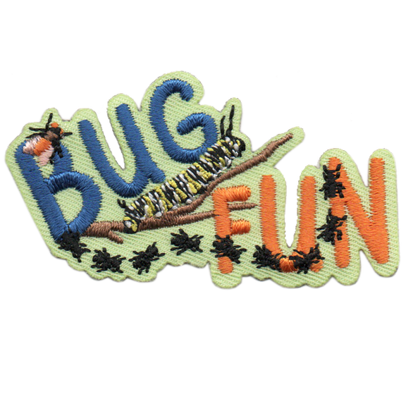 12 pieces 2" Custom Activity Scouts Applique Fun Patches - Bug Fun Patch 2