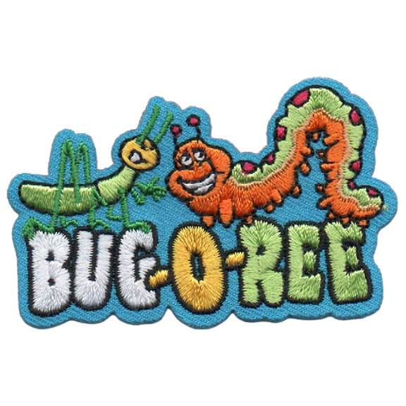 12 pieces 2" Custom Activity Scouts Applique Fun Patches - Bug-O-Ree Patch