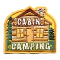 thumbnail image 1 of 12 pieces 2" Custom Activity Scouts Applique Fun Patches - Cabin Camping Patch, 1 of 1