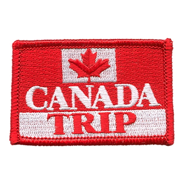 12 pieces 2" Custom Activity Scouts Applique Fun Patches - Canada Trip