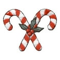 thumbnail image 1 of 12 pieces 2" Custom Activity Scouts Applique Fun Patches - Candy Canes Crossed Patch, 1 of 1